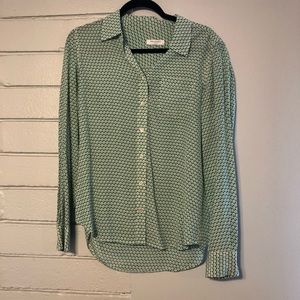 Silk EQUIPMENT Geometric Blouse